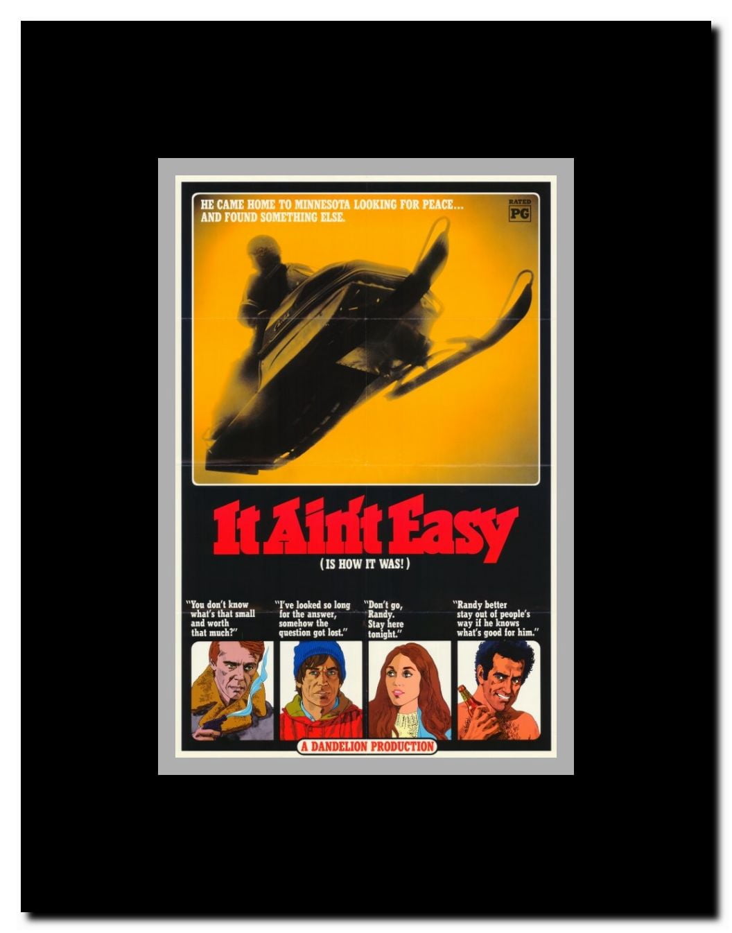 It Aint Easy Framed Movie Poster