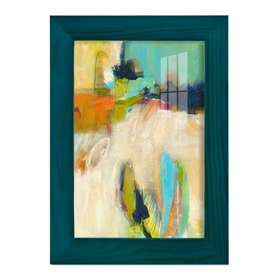 It All Adds Up - Framed Print w/glass - Ocean Blue