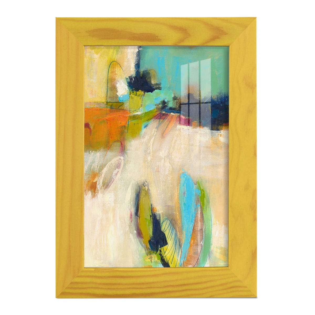 It All Adds Up - Framed Print w/glass - Sunflower Yellow