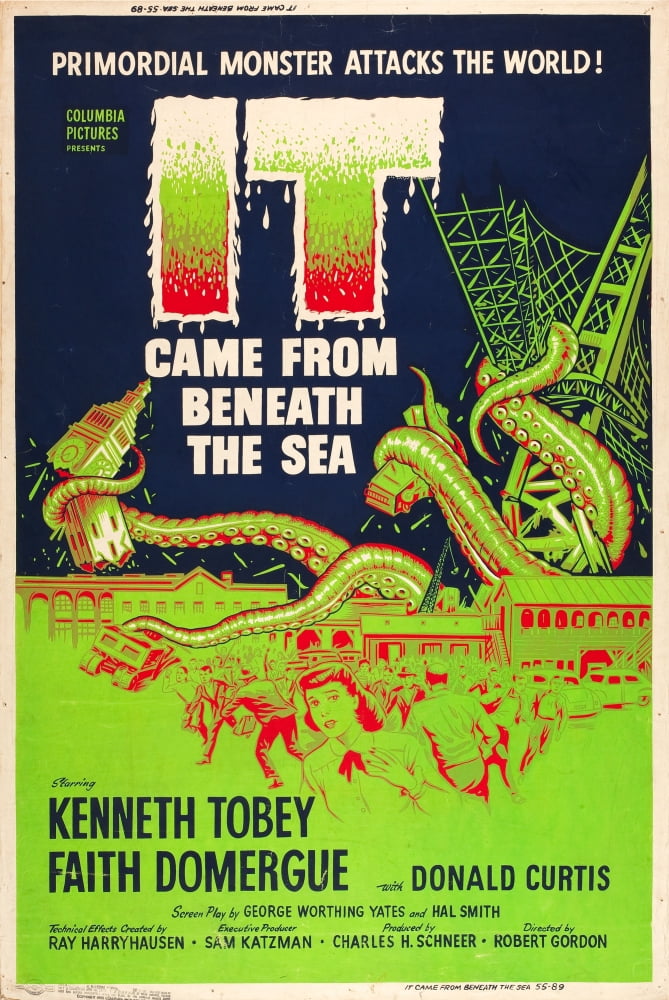 It Came From Beneath The Sea Canvas Art - (11 x 17)