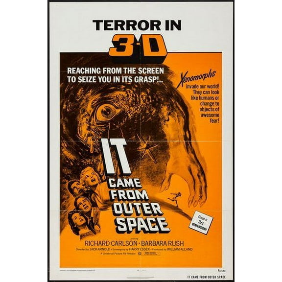 It Came From Outer Space Movie Poster Metal Sign 8inx 12in Print on Metal 8x12 Square Adults Best Posters
