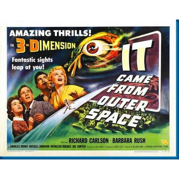 It Came From Outer space Vt Movie Metal Sign 8inx 12in Print on Metal 8x12 Square Adults AB Posters