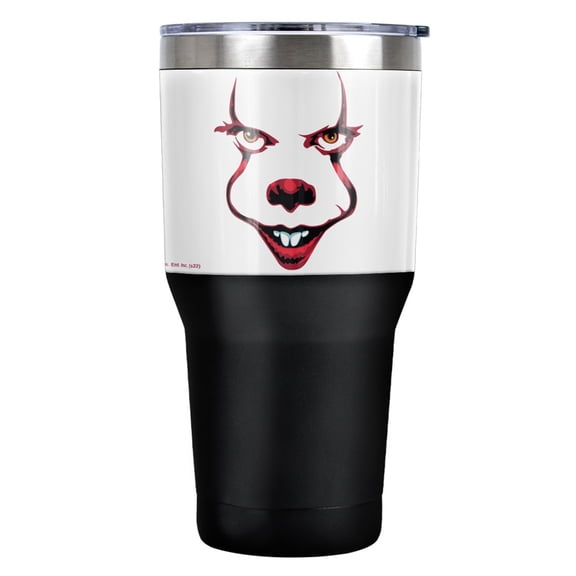 It: Chapter 2 2 Smile Stainless Steel Tumbler 30 oz Coffee Travel Cup, Vacuum Insulated & Double Wall with Leakproof Sliding Lid