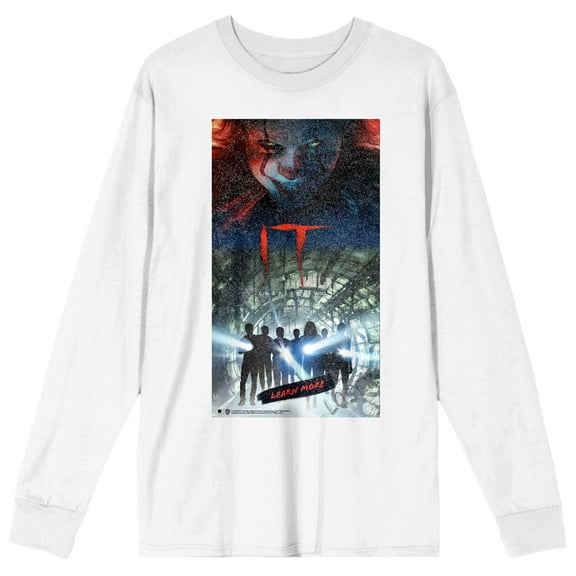 It Chapter 2 Movie Poster Women's White Long-Sleeve Tee-Medium