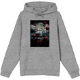thumbnail image 1 of It Chapter 2 Pennywise Beckons Fan Poster Adult Heather Gray Long Sleeve Hoodie-Medium, 1 of 3