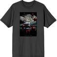 thumbnail image 1 of It Chapter 2 Pennywise Beckons Fan Poster Men's Charcoal Crew Neck Short Sleeve Tee-Large, 1 of 2