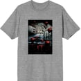 thumbnail image 1 of It Chapter 2 Pennywise Beckons Fan Poster Men's Heather Gray Crew Neck Short Sleeve Tee-3XL, 1 of 2