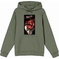 thumbnail image 1 of It Chapter 2 Pennywise Derry Fan Poster Adult Olive Long Sleeve Hoodie-Small, 1 of 7