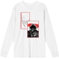 thumbnail image 1 of It Chapter 2 Pennywise Screengrab Collage Adult White Crew Neck Long Sleeve Tee-XXL, 1 of 3