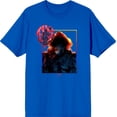 thumbnail image 1 of It Chapter 2 Pennywise Time To Float Men's Blue Crew Neck Short Sleeve Tee-XS, 1 of 2
