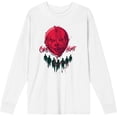thumbnail image 1 of It Chapter 2 Scary Clown Balloon Adult White Crew Neck Long Sleeve Tee-Large, 1 of 6