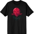 thumbnail image 1 of It Chapter 2 Scary Clown Balloon Men's Black Crew Neck Short Sleeve Tee-Medium, 1 of 6