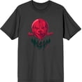thumbnail image 1 of It Chapter 2 Scary Clown Balloon Men's Charcoal Crew Neck Short Sleeve Tee-Small, 1 of 6
