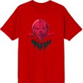 thumbnail image 1 of It Chapter 2 Scary Clown Balloon Men's Red Crew Neck Short Sleeve Tee-Small, 1 of 7