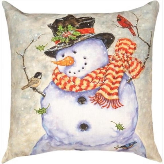It Cold Outside Climaweave Pillow Digitally Printed 18 X 18 in.