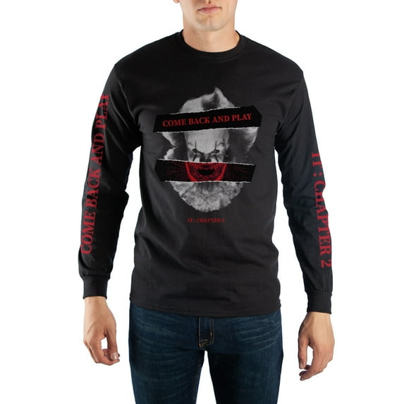 It 'Come Back and Play' Long Sleeve T-Shirt-3X-Large