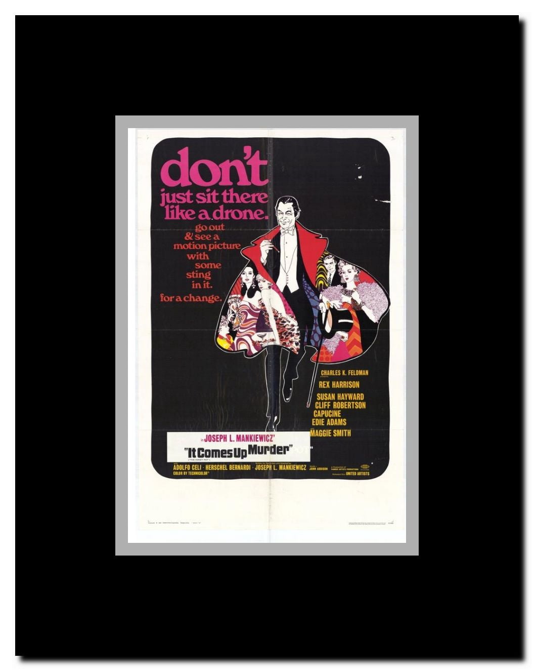 It Comes Up Murder Framed Movie Poster