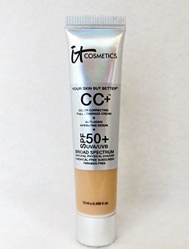 It Cosmetics Your Skin But Better CC Cream with SPF 50 Medium 0.406 Ounce Travel Size