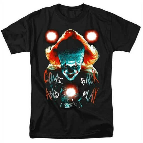 It & Dead Lights Adult Regular Fit Short Sleeve 18-1 T-Shirt, Black - 5X