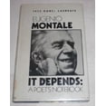 thumbnail image 1 of Pre-Owned It Depends : A Poet's Notebook 9780811207737, 1 of 1