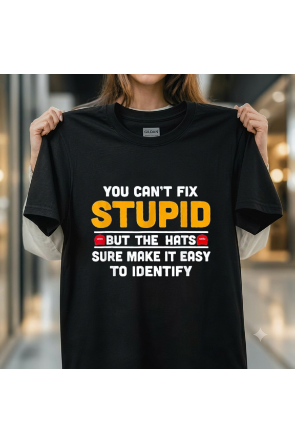 It Easy to Identify Sarcastic Wit Intellectual Humor Slogan Unisex T-Shirt, up to size 5XL