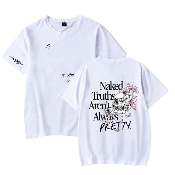 It Ends With Us Merch Short Sleeve T-shirt Unisex Fashion Crew Neck Top