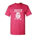 thumbnail image 1 of Sarcasm It's How I Hug Sarcastic Humor Graphic Novelty Funny Tall T Shirt, 1 of 1