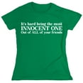 thumbnail image 1 of It Is Hard Being Sarcastic Humor Novelty Funny Women's Casual Tees, 1 of 3