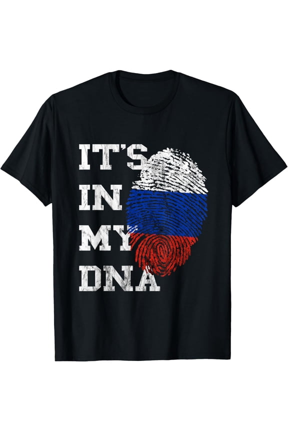 It Is In My DNA Russian Genetics Russian Roots Russia T-Shirt