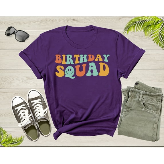 It Is My Birthday Crew Squad Gift Boy Girl Sister Brother T-Shirt Birthday Present T Shirt for Men Women Kids Boys Girls Graphic Tshirt
