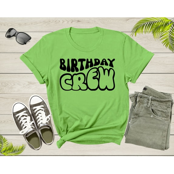 It Is My Birthday Crew Squad Gift Boy Girl Sister Brother T-Shirt Birthday Present T Shirt for Men Women Kids Boys Girls Graphic Tshirt
