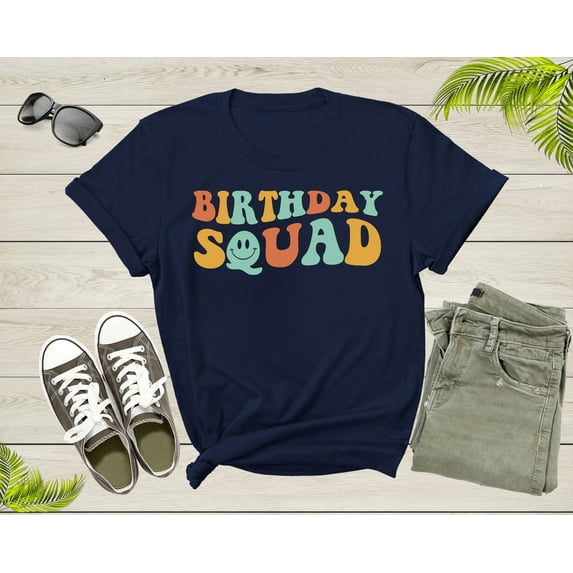 It Is My Birthday Crew Squad Gift Boy Girl Sister Brother T-Shirt Birthday Present T Shirt for Men Women Kids Boys Girls Graphic Tshirt