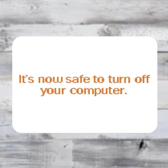 It Is Now Safe Turn Off Your Nostalgic Retro Tech Gamers Enthusiasts Sticker
