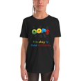 thumbnail image 1 of It Is Okay To Make Mistakes Youth Short Sleeve T-Shirt, 1 of 1