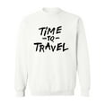 thumbnail image 1 of It Is Time To Travel Sweatshirt Men -Image by Shutterstock, Male Medium, 1 of 4