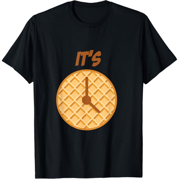 It Is Waffle Time! Tasty Retro Syrup Breakfast T-Shirt