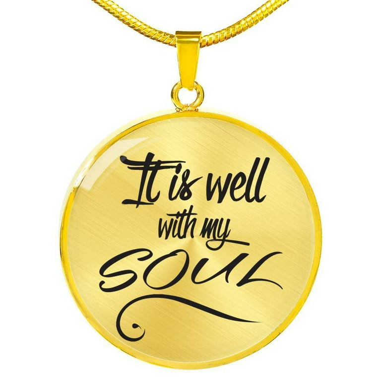 Plain sale circle necklace
