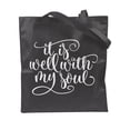 thumbnail image 1 of It Is Well with My Soul Tote Bags - Favor Bagss - 12 -Piece, 1 of 1
