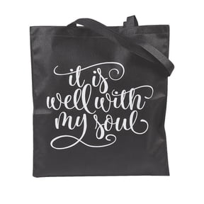IT IS WELL WITH MY SOUL TOTE BAGS - Apparel Accessories - 12 Pieces