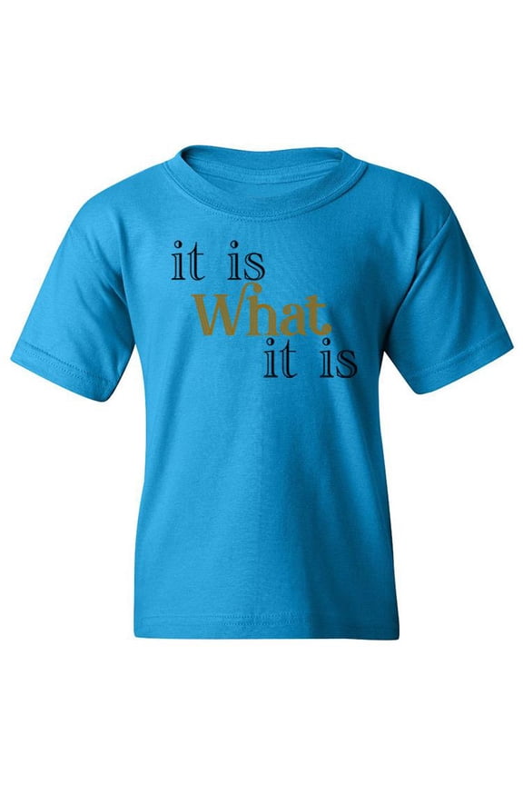 It Is What It Is T-Shirt Juniors -SPIdeals Designs, x-Large