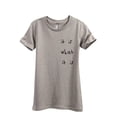 thumbnail image 1 of It Is What It Is Women's Fashion Relaxed T-Shirt Tee Heather Tan 2X-Large, 1 of 4