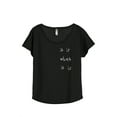 thumbnail image 1 of It Is What It Is Women's Fashion Slouchy Dolman T-Shirt Tee Heather Black Large, 1 of 4