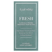 It Just Works Natural Full Body Internal Deodorant Chlorophyll Supplement, 30 Count