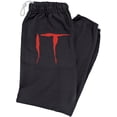 thumbnail image 1 of It Logo Unisex Jogger Sweatpants for Men and Women, Black, X-Large, 1 of 1