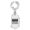 thumbnail image 1 of It Makes Them Possible Stainless Steel or 18k Gold Premium Swivel Dog Tag Keychain, 1 of 15