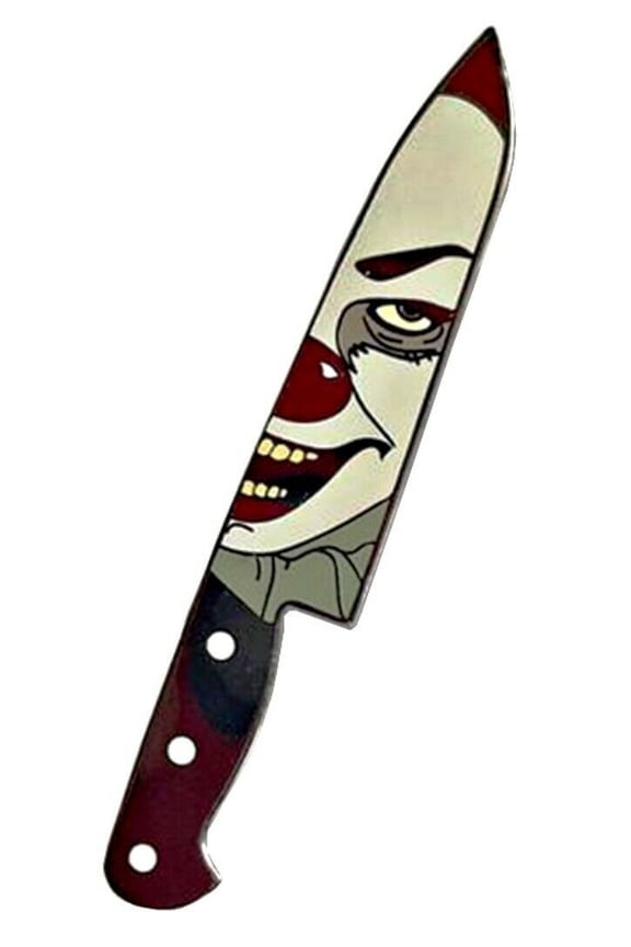 It Movie Pennywise Knife 1.25 Inches Tall Enamel Metal Pin