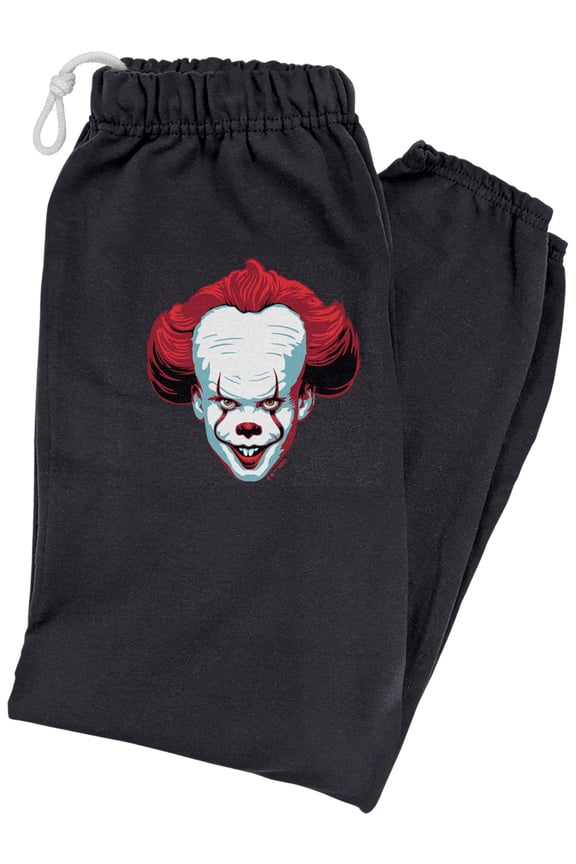 It Pennywise Come Home Unisex Jogger Sweatpants for Men and Women, Black, X-Large