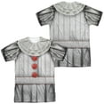 thumbnail image 1 of It Pennywise Costume Unisex Adult Sublimated T Shirt (X-Large) White (Front/Back), 1 of 2