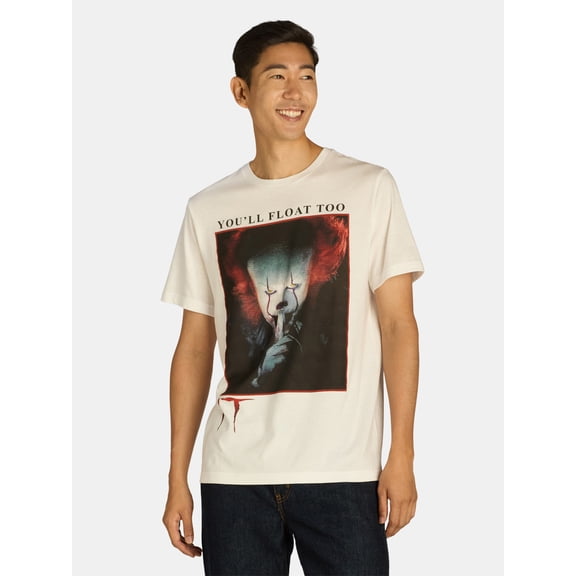 It Pennywise Men’s & Big Men’s Graphic Tee, Sizes XS-3XL