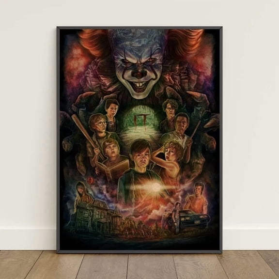 It Pennywise Poster Retro Print Wall Art 3 For Home Decor Living Room Bedroom Office